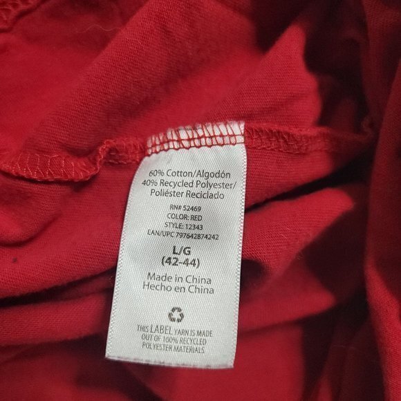 Freedom Tradition Men's Size Large Red Truck USA Patriotic T Shirt - Picture 3 of 4